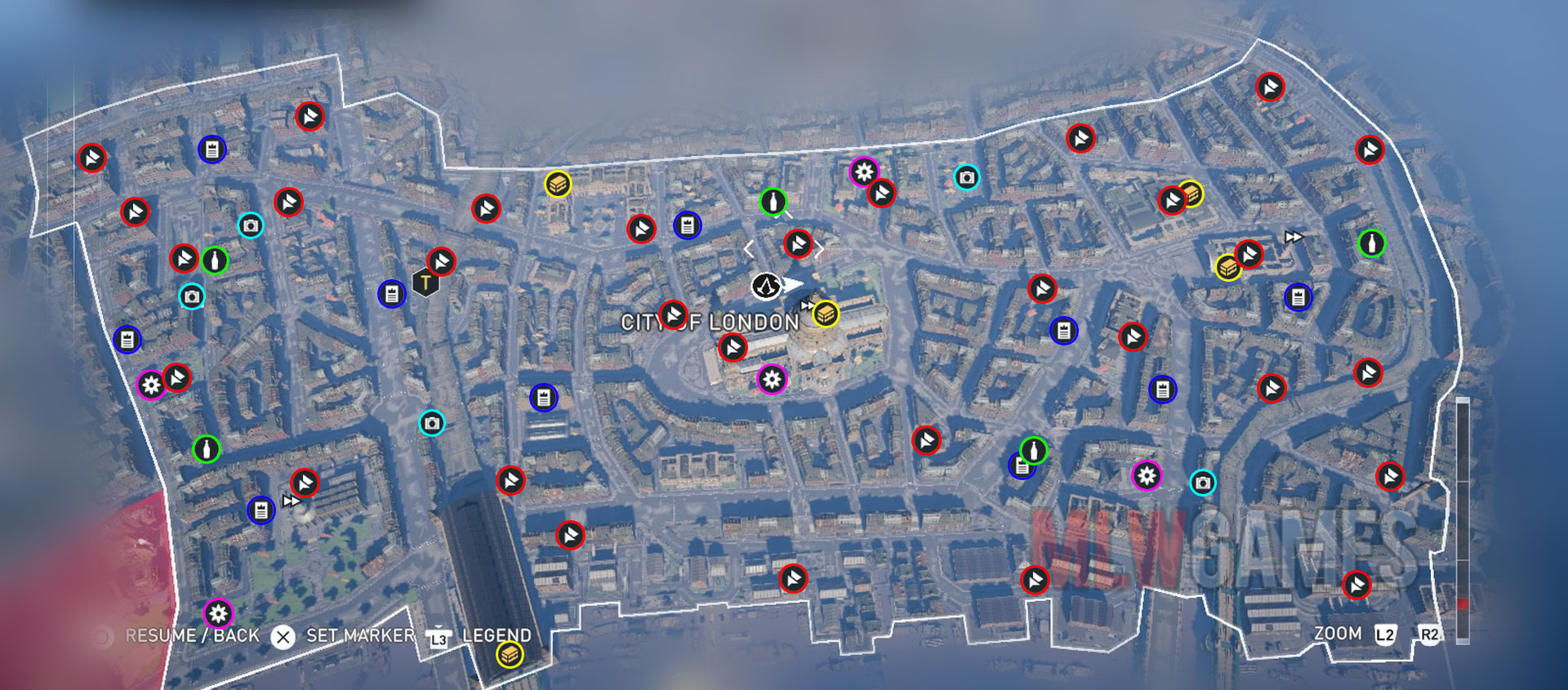 City London Collectibles Location Guide - Creed Syndicate