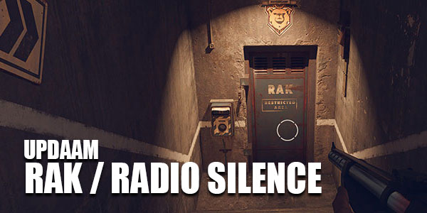What is the verbal microphone password for the secret RAK bunker in Updaam?