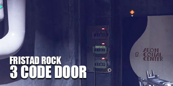 Storm Shelter Door Locks, Fristad Rock: How to find the three lock codes