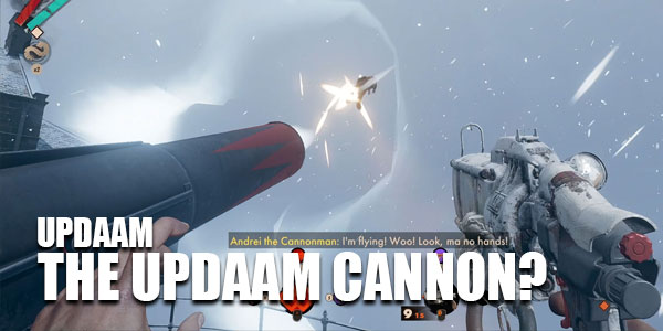 What is the Updaam cannon for? To get the Cat Fall Trinket!
