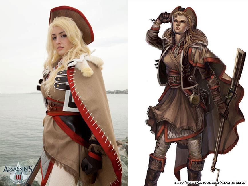 Fantastic Assassin's Creed 3 Lady Maverick and Independent Cosplay