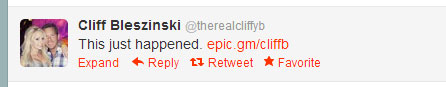 CliffyB Tweets about leaving Epic