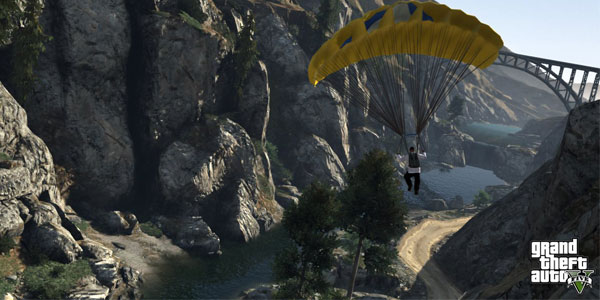 GTA 5 - base jumping GTA 5 - base jumping