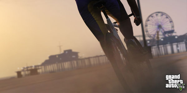 GTA 5 - riding a bike GTA 5 - riding a bike