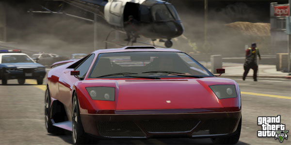 GTA 5 Fast cars and laser sights on guns