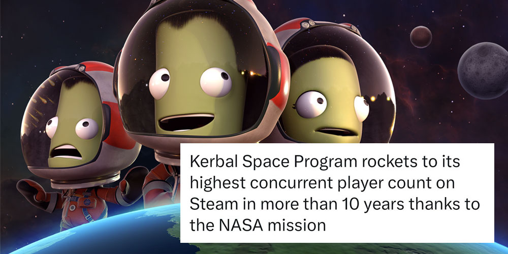 Kerbal Space Program rockets to its highest player count on Steam