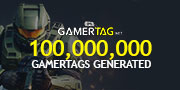 Gamertag Generator has generated over 100 million gamertags